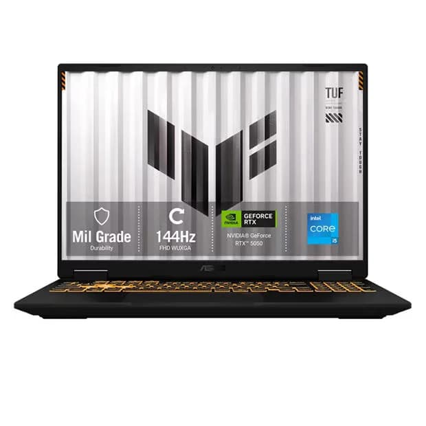 ASUS TUF Gaming 16 16 FHD+ 144Hz Gaming Laptop - Core i5-14450HX 16GB RAM 512GB SSD RTX 5050