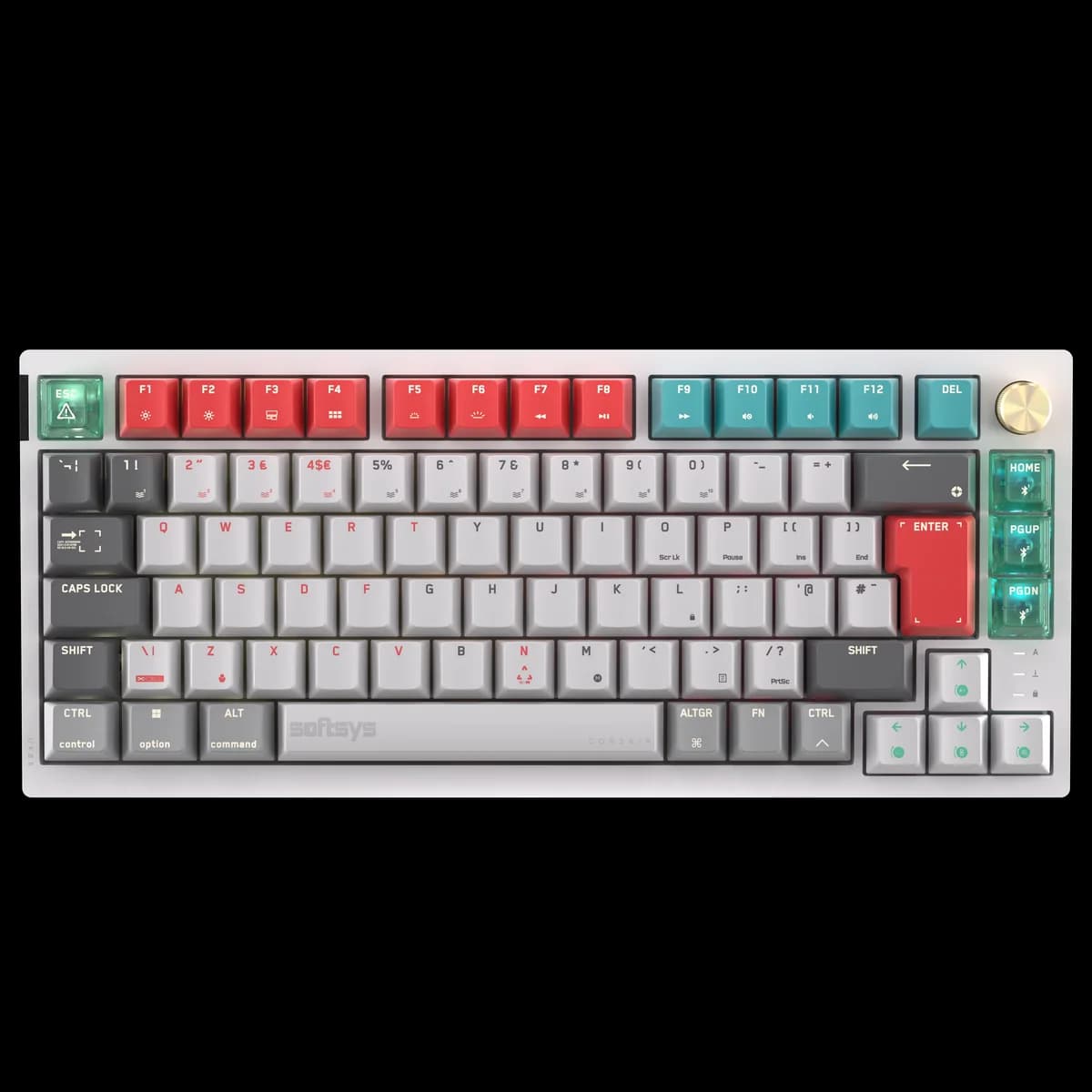 Corsair K65 PLUS WIRELESS 75% RGB Mechanical Gaming Keyboard - Cyberpunk: Edgerunners 2 Edition