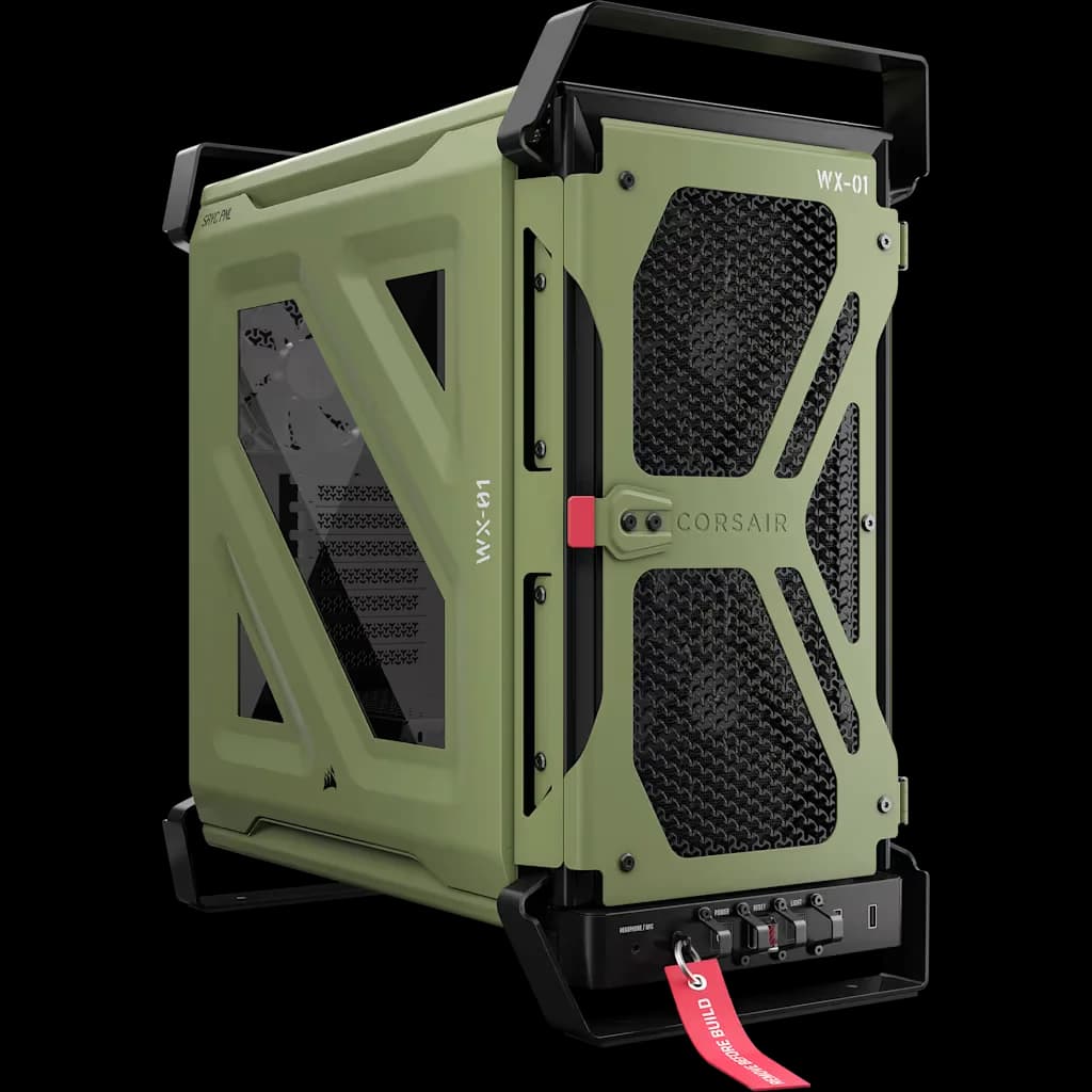 Corsair WARTHOG RS Airflow Mid-Tower PC Case - Olive Drab
