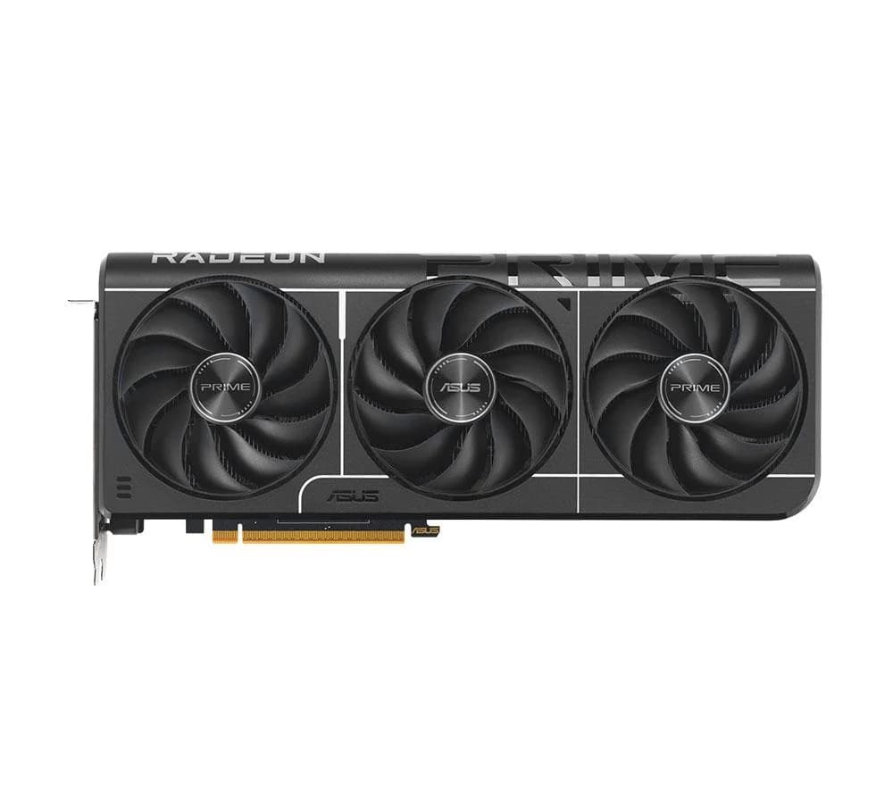 ASUS PRIME RX 9070 16GB OC EVO PCIe 5.0 HDMI 2.1 DisplayPort 2.1 Triple Fan Gaming Graphics Card - 90YV0MQ0-M0NA00