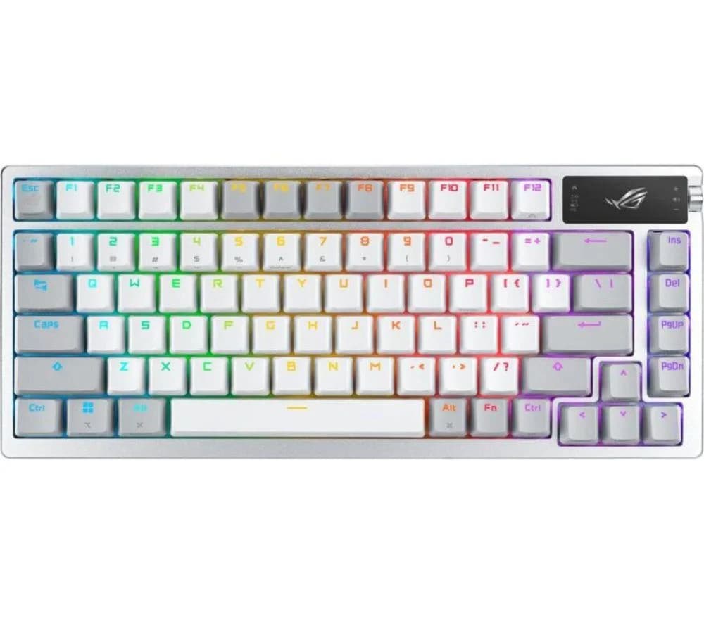 Asus ROG Azoth White NX Snow Switch Mechanical Keyboard - 90MP031A-BKEA11