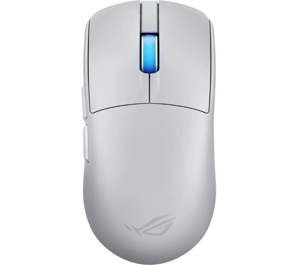 ASUS ROG Harpe II Ace RGB Wireless Laser Gaming Mouse - Moonlight White, White