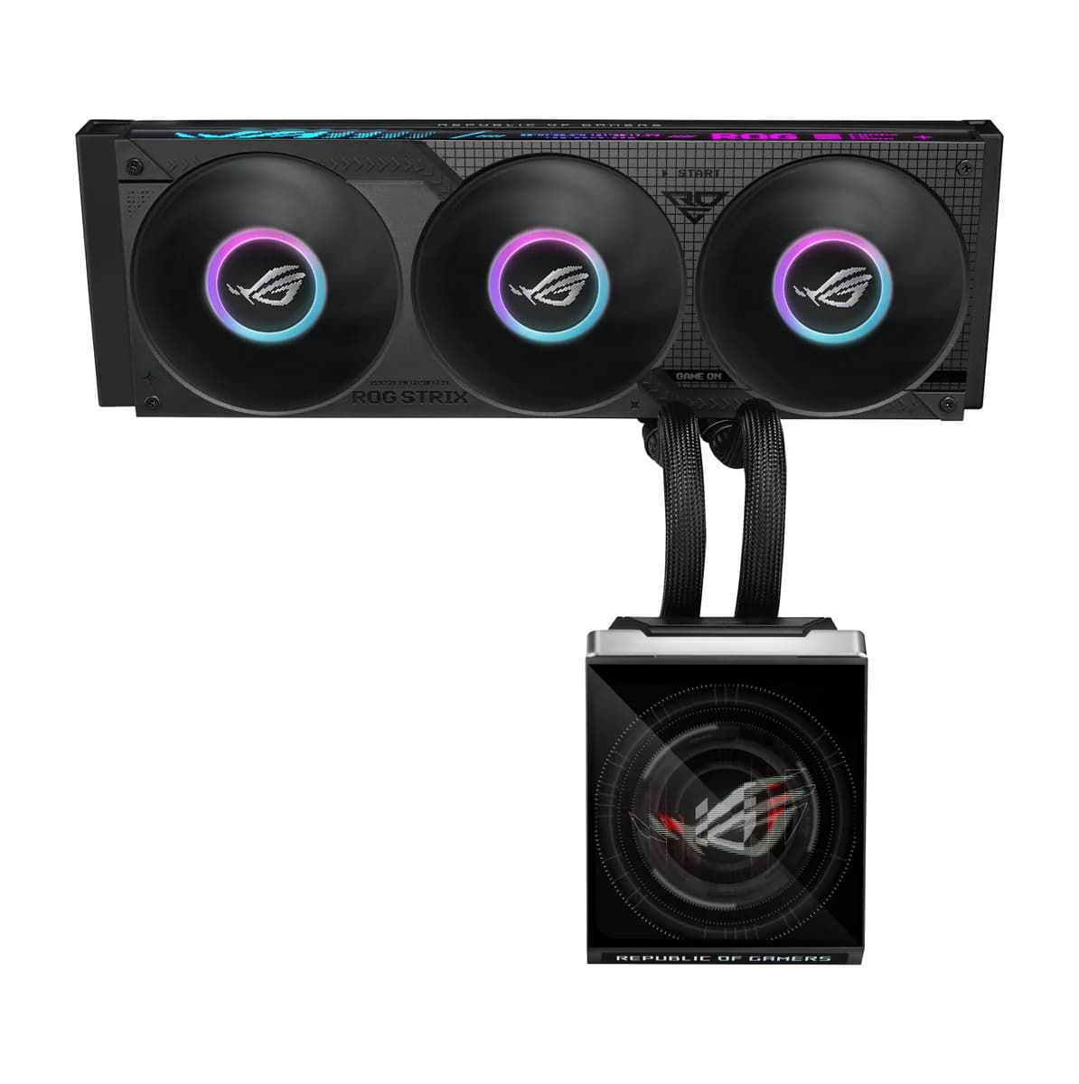 ASUS ROG STRIX SLC IV 360 ARGB LCD 360mm AIO Cooler - Black - 90RC01S1-B0EAY0