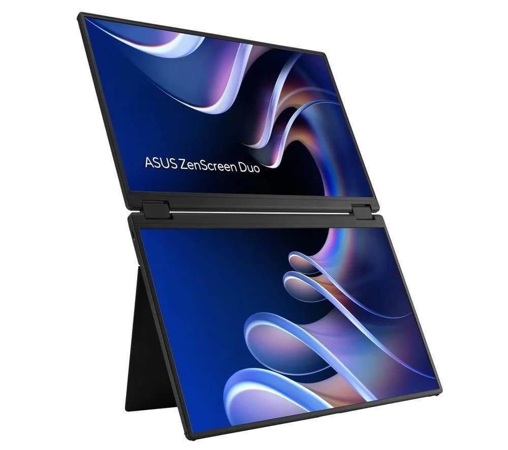 Asus ZenScreen Duo MB14FCD Full HD+ 14" IPS Foldable Monitor - Black