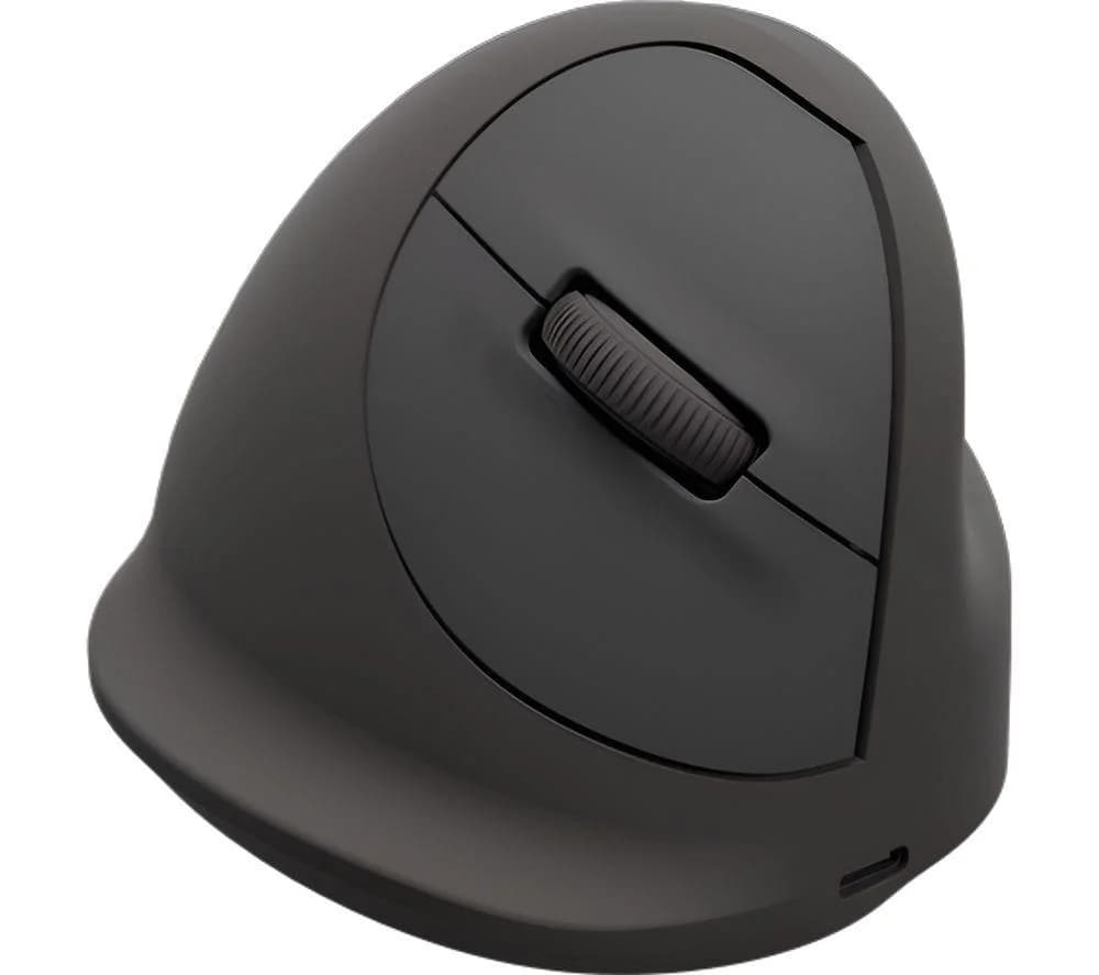 FELLOWES Breyta Plus Vertical Ergonomic Optical Mouse - Black, Medium, Right-Handed, Black