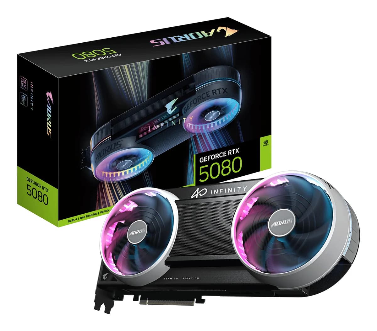 GIGABYTE AORUS GeForce RTX 5080 INFINITY 16G Graphics Card