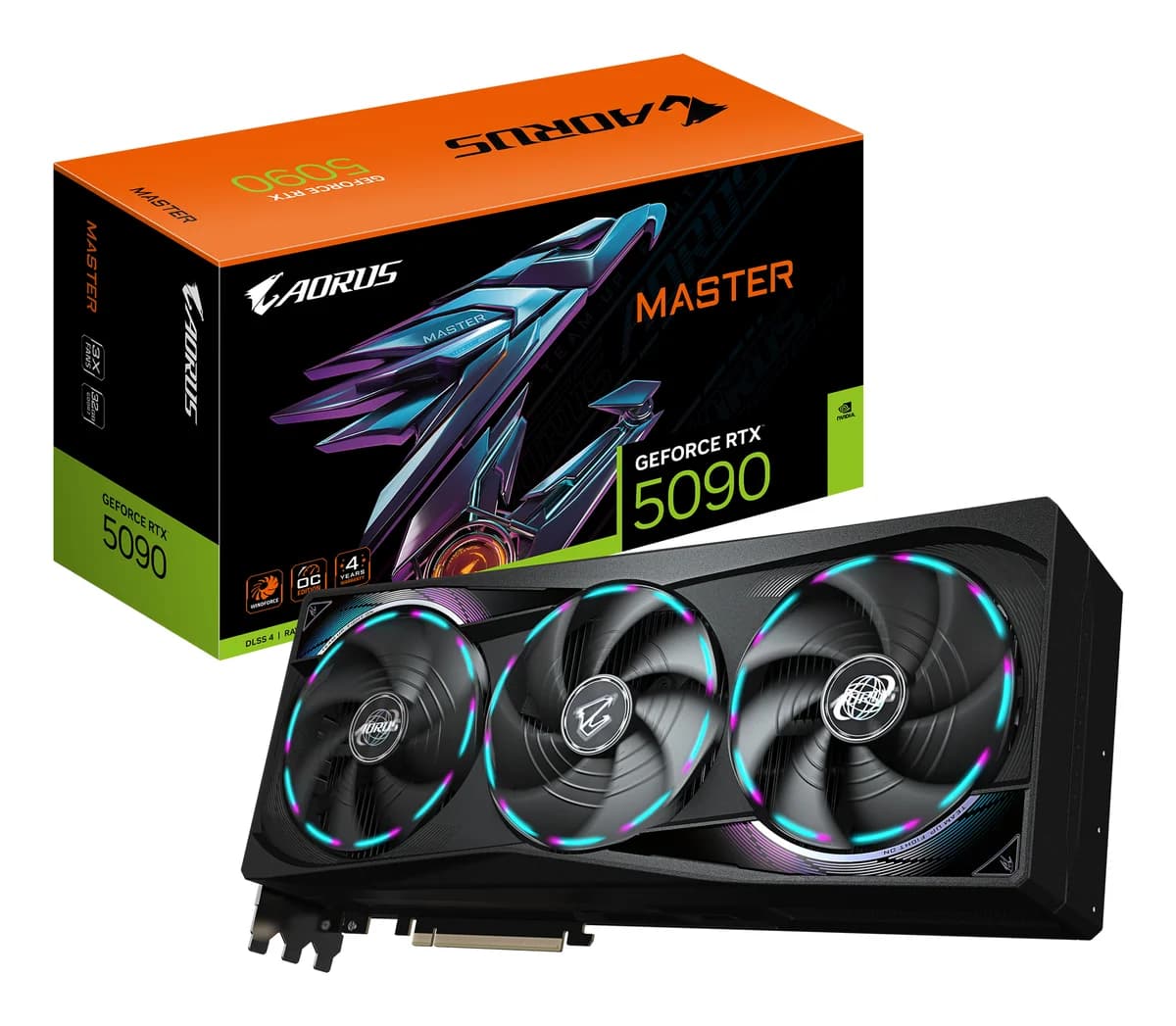 Gigabyte AORUS GeForce RTX 5090 MASTER 32G GDDR7 Graphics Card - GV-N5090AORUS M-32GD