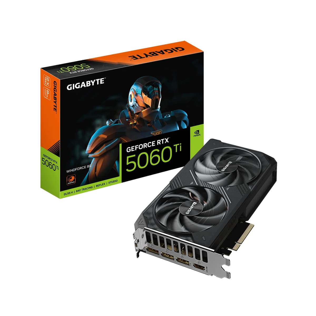 Gigabyte GeForce RTX 5060 Ti WINDFORCE 8GB Graphics Card - GV-N506TWF2-8GD