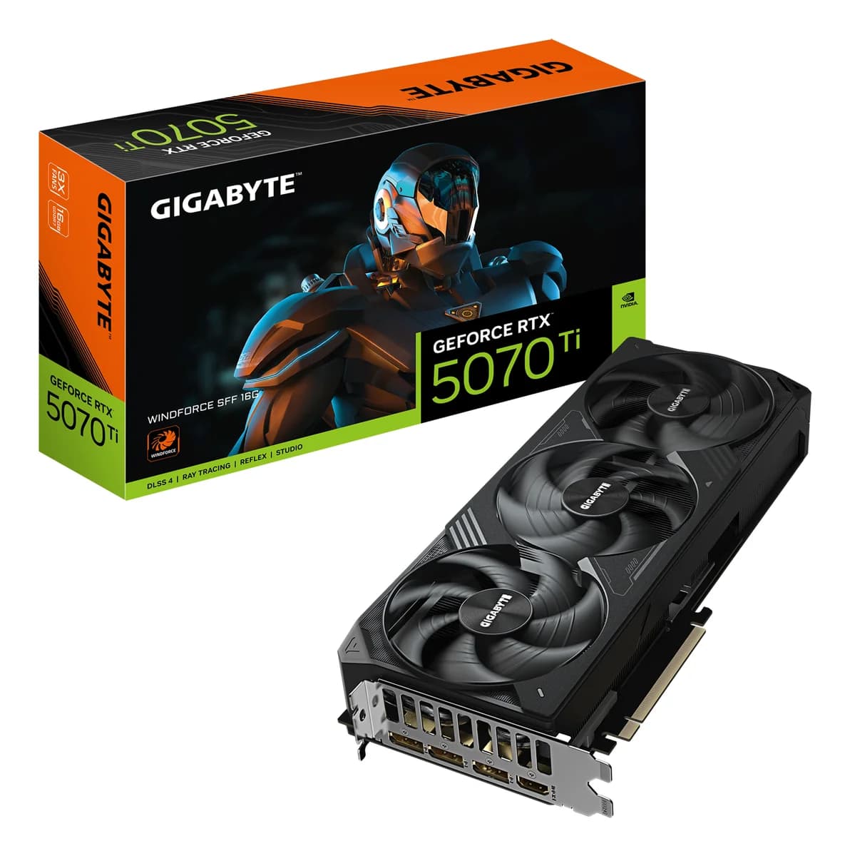 Gigabyte GeForce RTX 5070 Ti WINDFORCE SFF 16GB GDDR7 Graphics Card