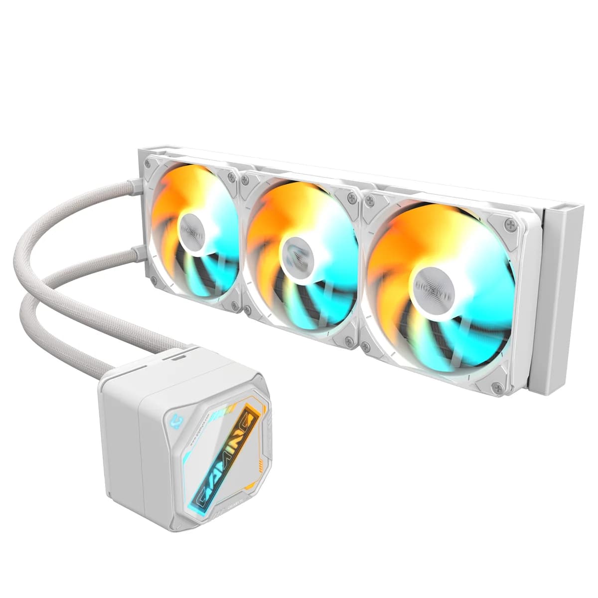 GIGABYTE GP-GIGABYTE GME ICE 360 ARGB All-in-One Liquid CPU Cooler - White - GP-GIGABYTE GME 360I