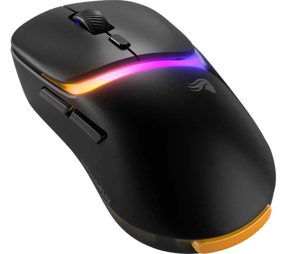 GLORIOUS Model D3 RGB Wireless Optical Gaming Mouse, Black