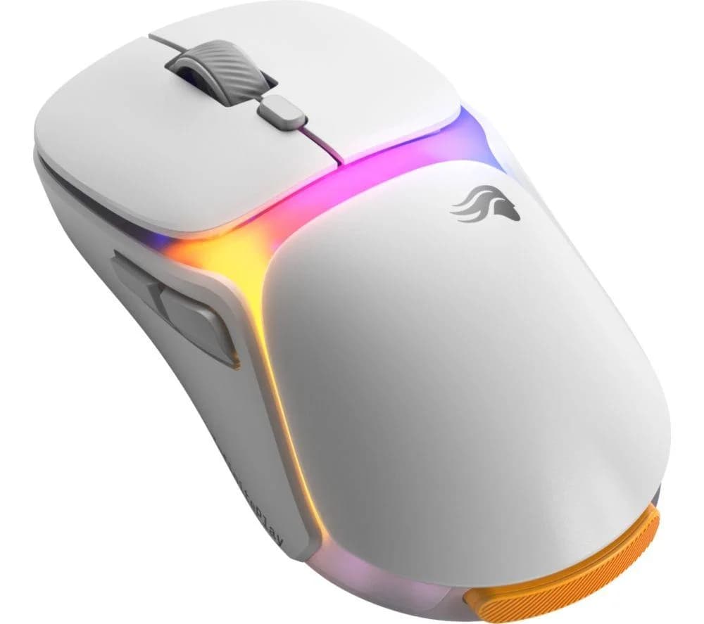 GLORIOUS Model O3 RGB Wireless Optical Gaming Mouse - White, White