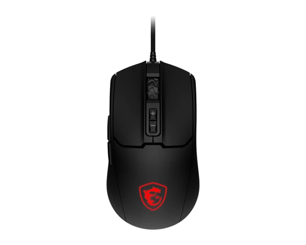 MSI FORGE GM100 Wired RGB Gaming Mouse - 6400 DPI 7 Programmable Buttons - Black
