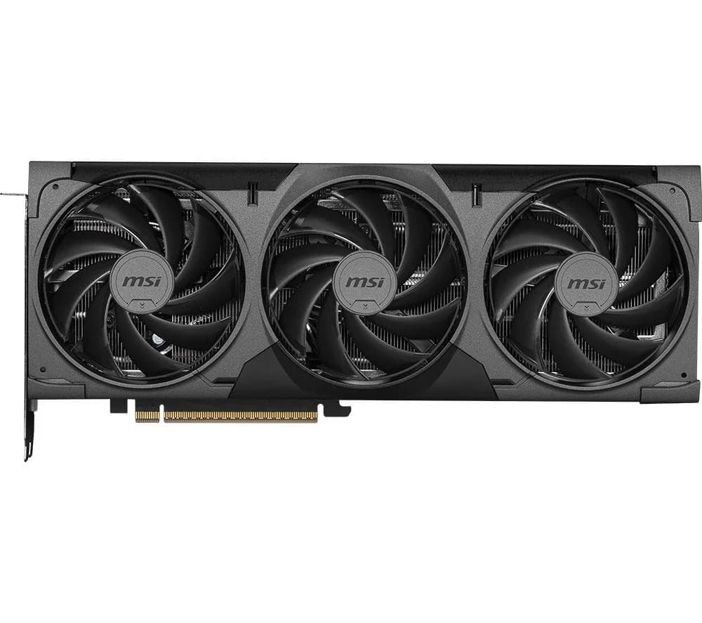 MSI GeForce RTX 5080 16 GB VENTUS 3X OC Graphics Card - Black, Silver/Grey