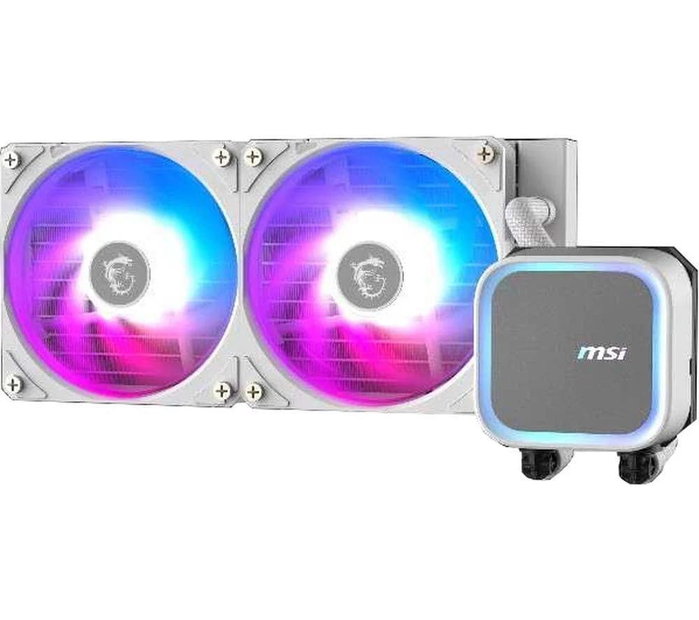 MSI MAG Coreliquid A13 240 ARGB AIO 240mm Liquid Cooler - White