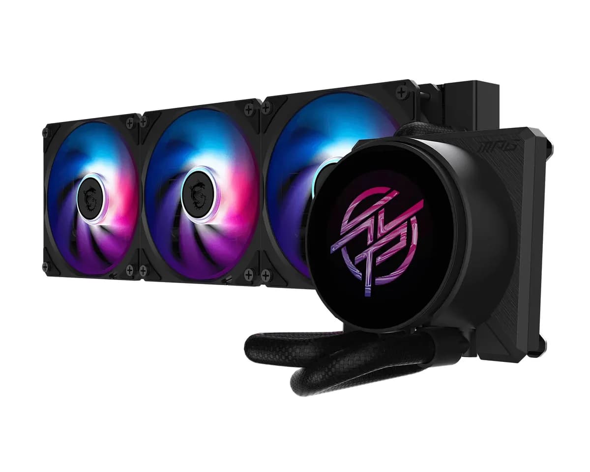 MSI MPG CoreLiquid P22 360 360mm ARGB All-in-One Liquid CPU Cooler with 2.1" LCD - Black - MPG CORELIQUID P22 360