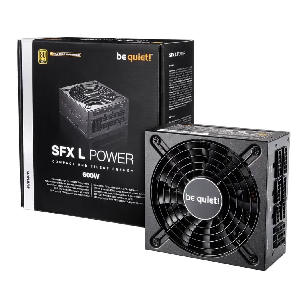 be quiet! 600W SFX-L Power PSU Small Form Factor Modular 80+ Gold Power Supply