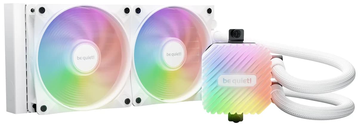 be quiet! Light Loop 240mm ARGB Liquid CPU AIO Cooler - 240mm Radiator - White