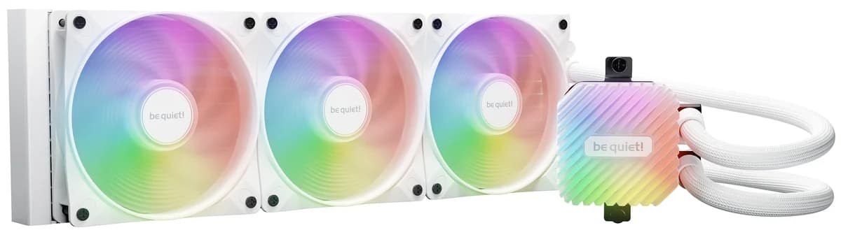 be quiet! Light Loop 360mm ARGB Liquid CPU AIO Cooler - 360mm Radiator - White