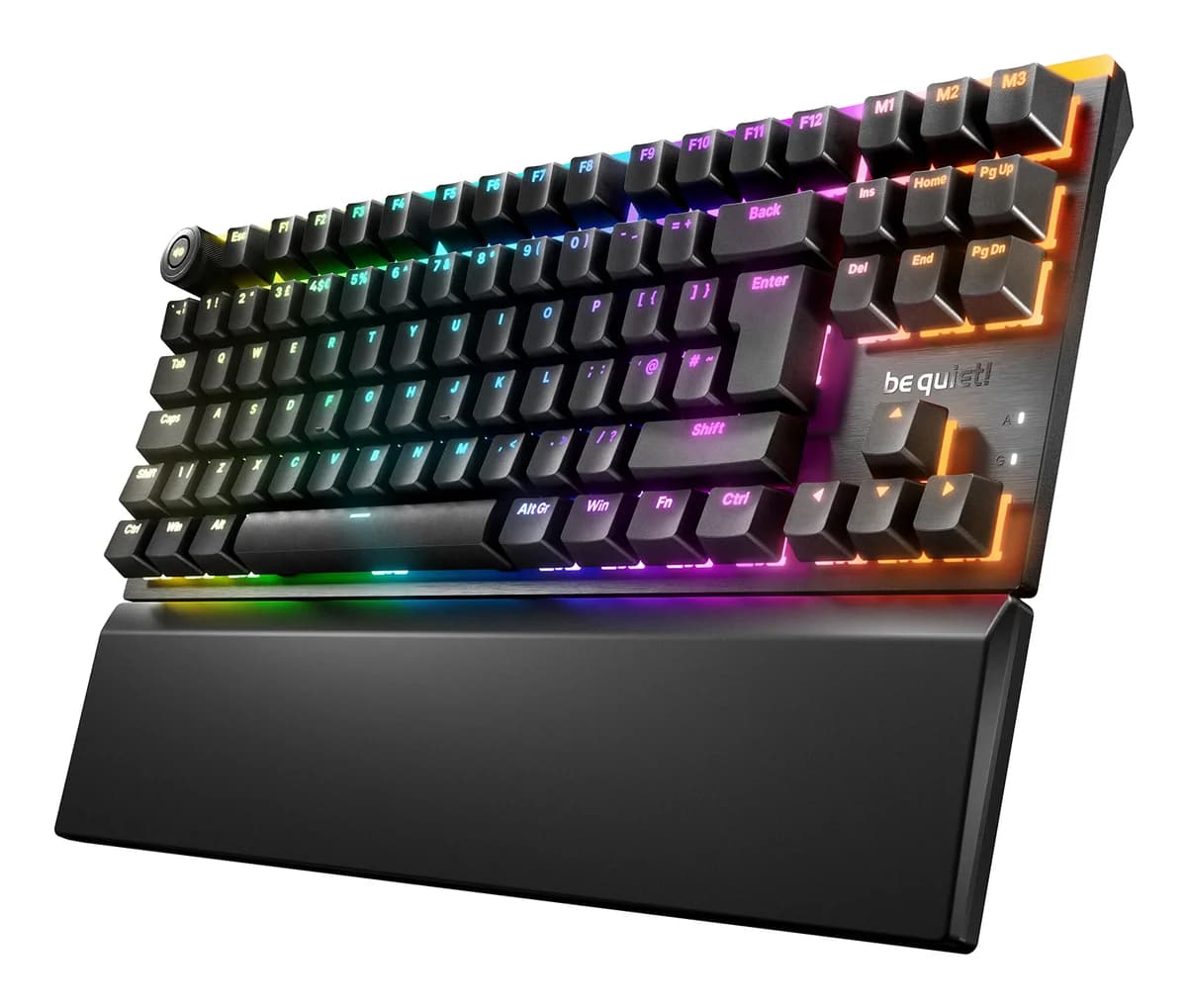 be quiet! Light Mount TKL Silent Linear ARGB Mechanical Keyboard