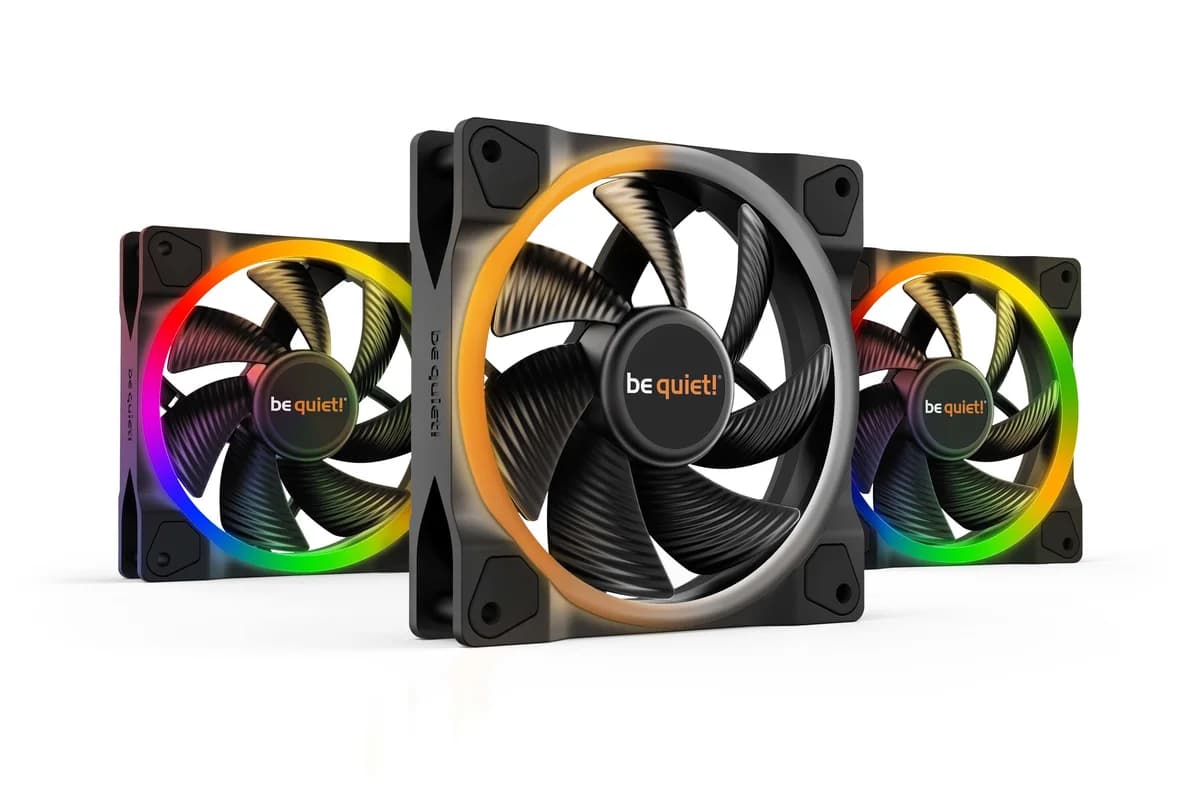 be quiet! LIGHT WINGS 120mm PWM Fan Triple-Pack - BL076