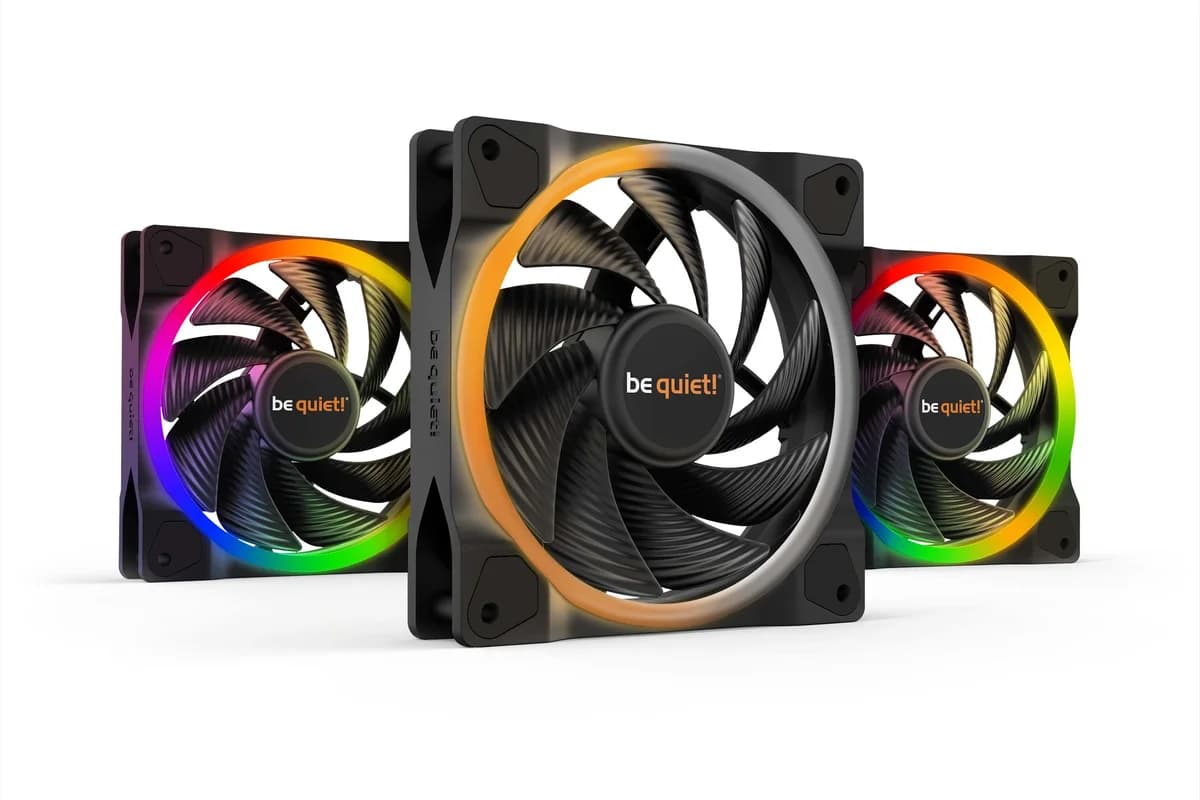 be quiet! Light Wings 120mm PWM High-Speed ARGB Case Fan Triple Pack - BL077