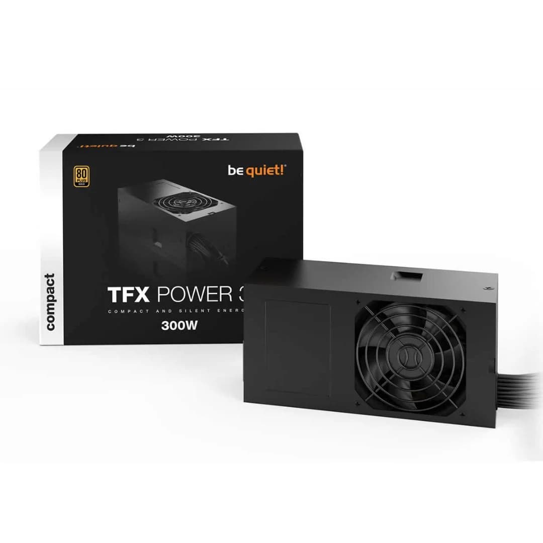 be quiet! TFX Power 3 300W Gold Power Supply (Dual Rail, Non-Mod, Black)