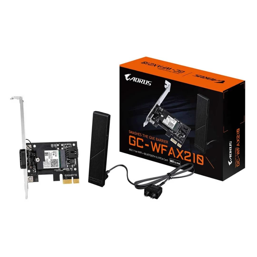 Gigabyte GC-WFAX210 Intel WiFi 6E AX210 Bluetooth 5.2 WIFI PCI-Express Card