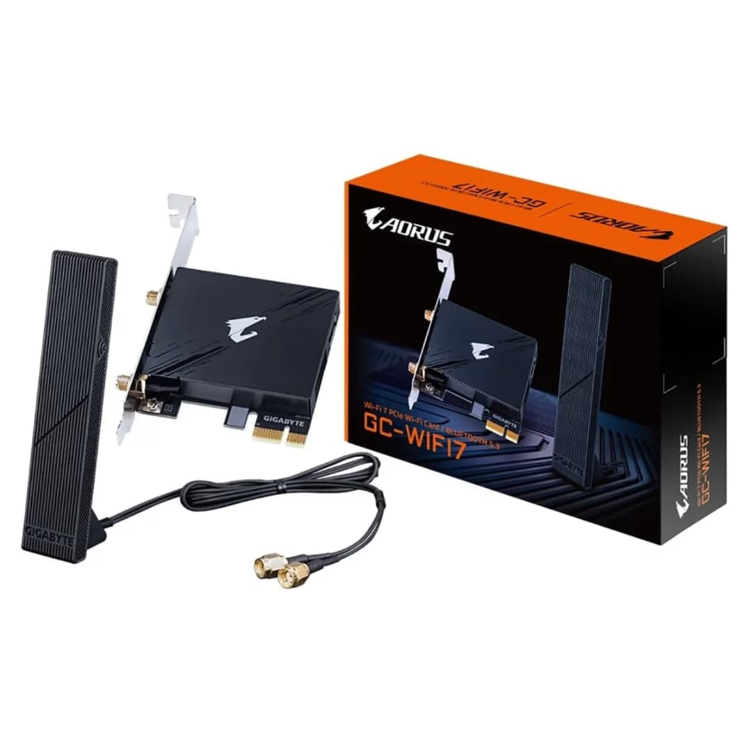 Gigabyte GC-WIFI7 Intel WiFi 7 Tri-Band WiFi PCI-Express and Bluetooth 5.3 Card