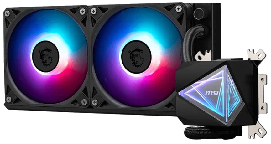 MSI MAG CORELIQUID I240 240mm Intel AMD AIO Liquid Cooler - Black