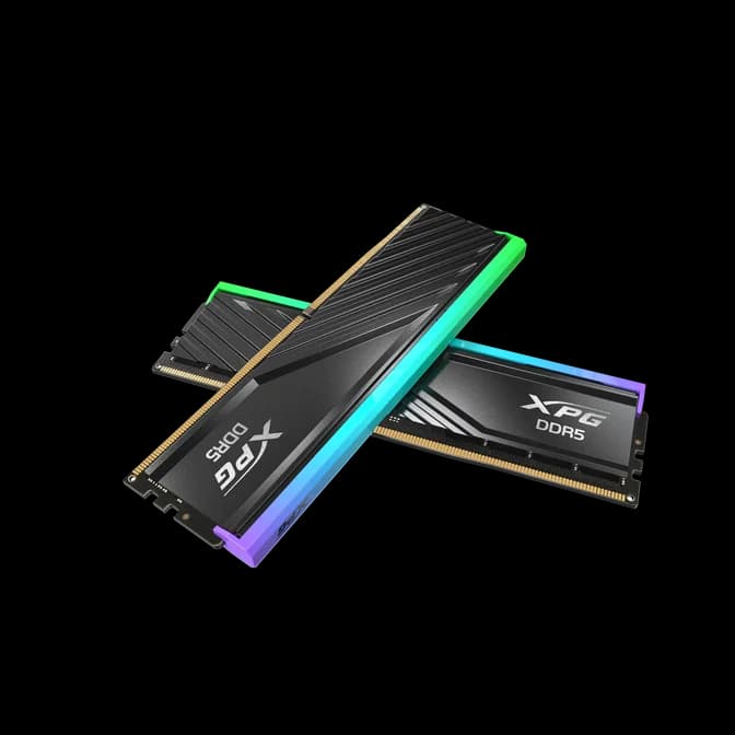 ADATA XPG LANCER BLADE RGB EXPO/XMP 32GB (2x16GB) DDR5 C46 5600MHz Dual Channel Kit - Black