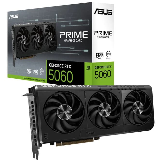 Asus GeForce RTX 5060 Prime 8GB GDDR7 PCI-Express Graphics Card