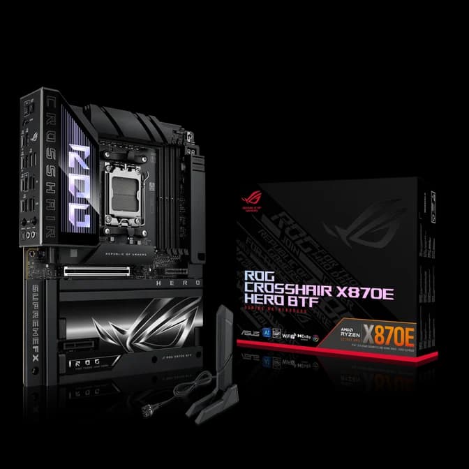 Asus ROG Crosshair X870E Hero BTF (Socket AM5) DDR5 ATX Motherboard