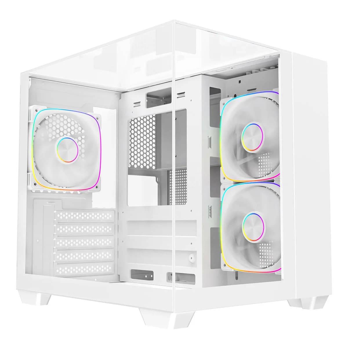 CiT Eclipse Mini mATX Gaming Case in White