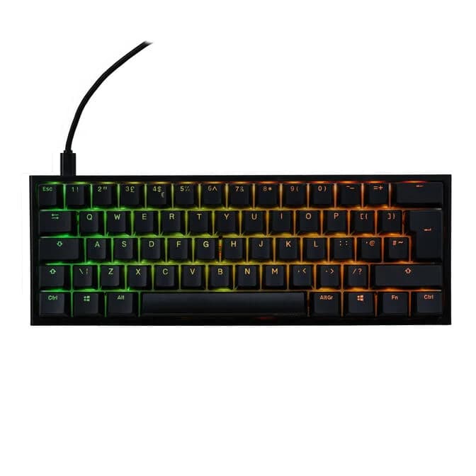Ducky One 2 Pro Mini 60 Mechanical Gaming Keyboard Black MX Cherry