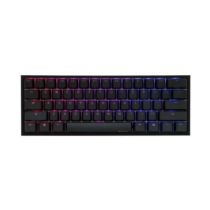 Ducky One2 Mini 60 RGB USB Mechanical Gaming Keyboard Brown Cherry MX