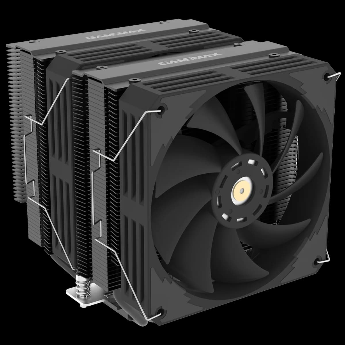 GameMax Rampage Twin600 Dual-Tower CPU Cooler in Black
