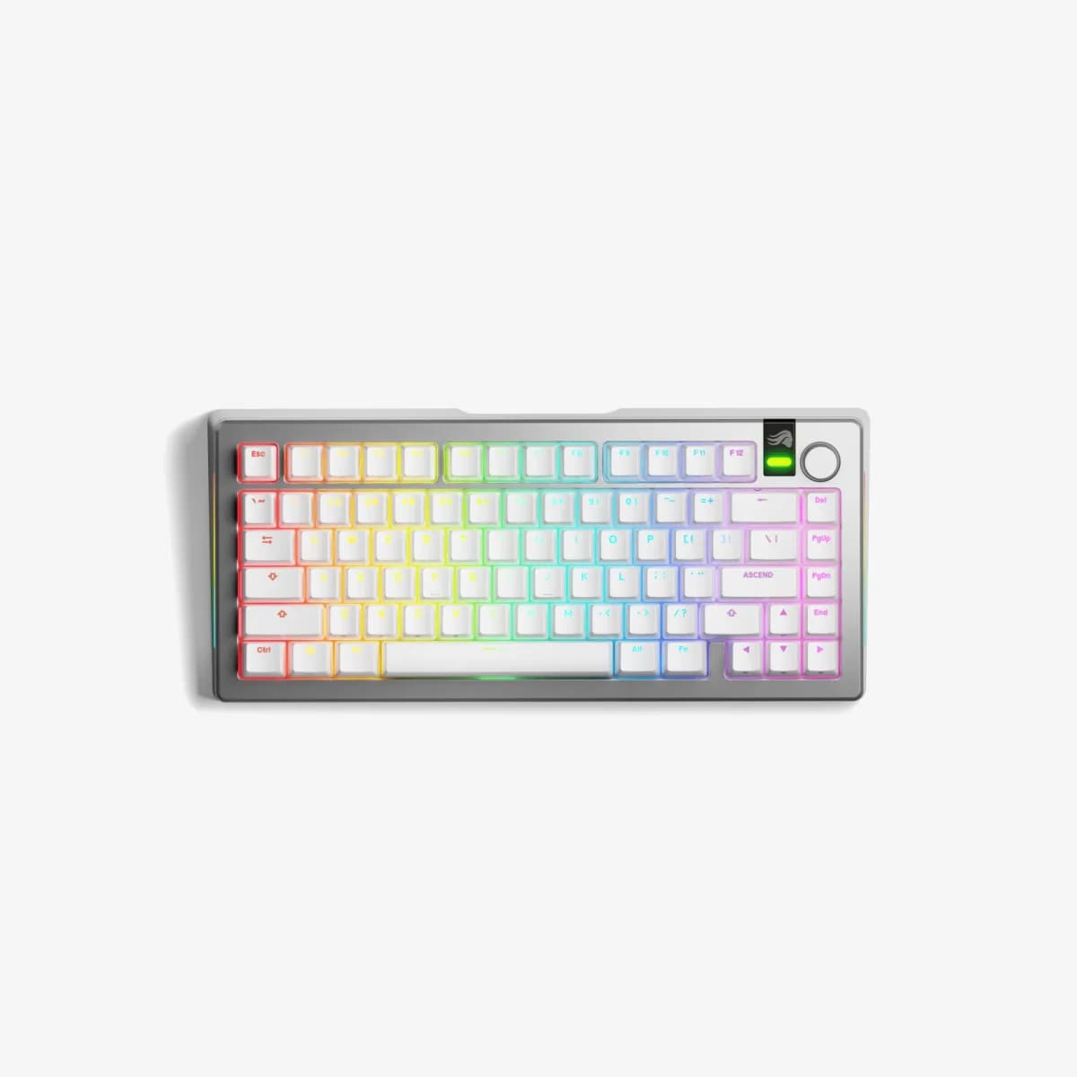 Glorious GMMK 3 PRO Wireless Keyboard Silver 75% US ANSI