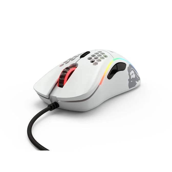 Glorious Model D USB RGB Optical Gaming Mouse - Matte White