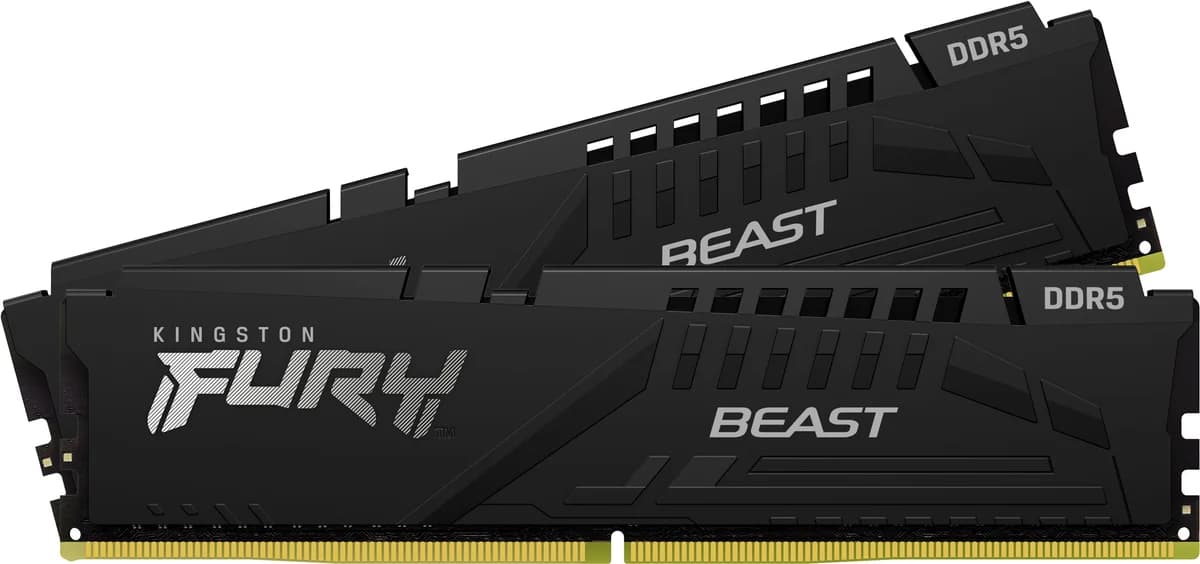 Kingston FURY Beast 64GB (2 x 32GB) 6000MHz CL36 DDR5 Dual Channel Desktop Memory Kit