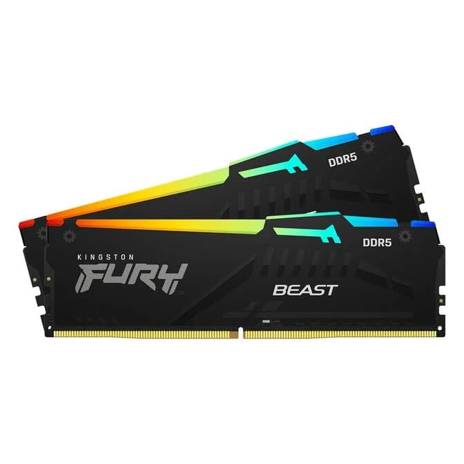 Kingston FURY Beast EXPO/XMP RGB 64GB (2x32GB) DDR5 PC5-48000C32 6400MHz Dual Channel Kit