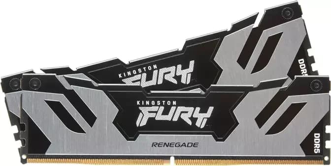 Kingston FURY Renegade XMP 32GB (2x16GB) DDR5 PC5-44800C38 7600MHz Dual Channel Kit - Silver