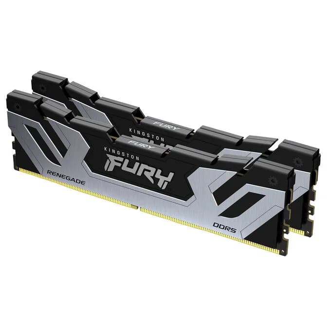 Kingston FURY Renegade XMP 48GB (2x24GB) DDR5 C40 8400MHz CUDIMM Dual Channel Kit - Black/Silver