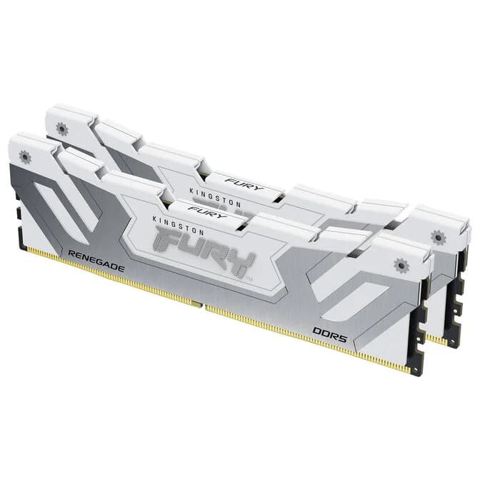 Kingston FURY Renegade XMP 48GB (2x24GB) DDR5 C40 8400MHz CUDIMM Dual Channel Kit - White