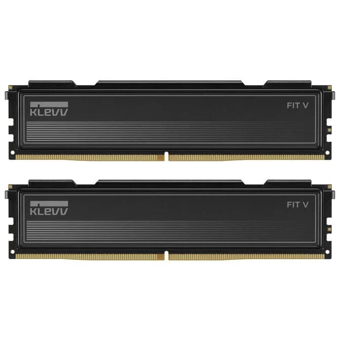 KLEVV FIT V EXPO 32GB (2x16GB) 6400MHz C30 DDR5 Dual Channel Kit - Black