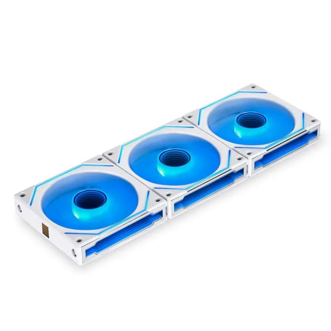 Lian Li UNI SL120 INF Addressable RGB White 120mm Fan Triple Pack