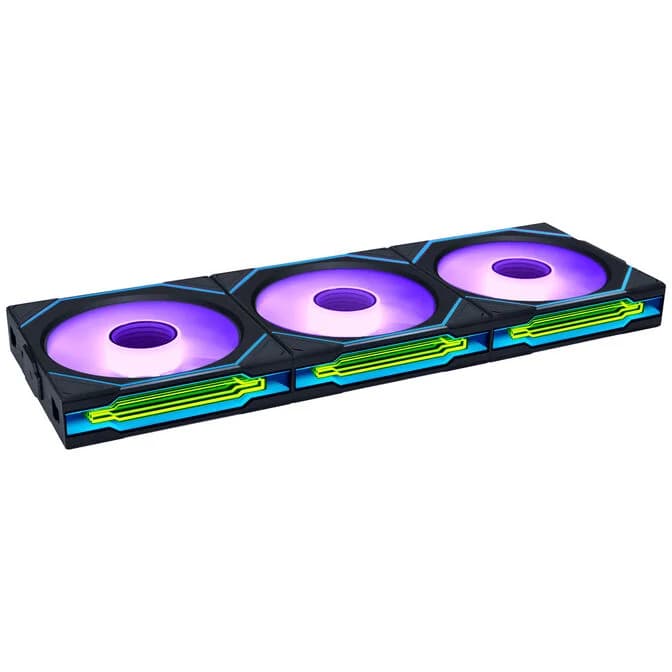 Lian Li UNI SL120 INF Reverse Wireless Addressable RGB Black 120mm Triple Fan Pack