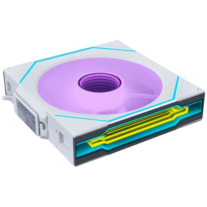 Lian Li UNI SL120 INF Reverse Wireless Addressable RGB White 120mm Fan