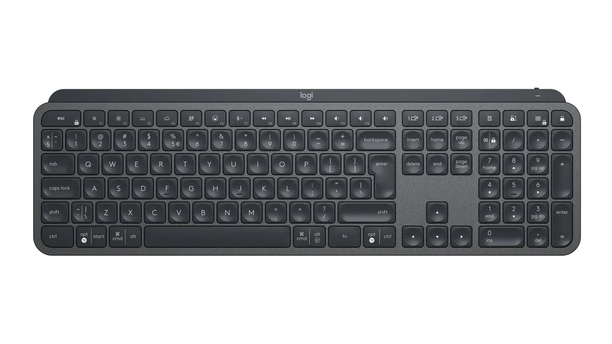 Logitech MX Master Keys for Business QWERTY Keyboard - Graphite