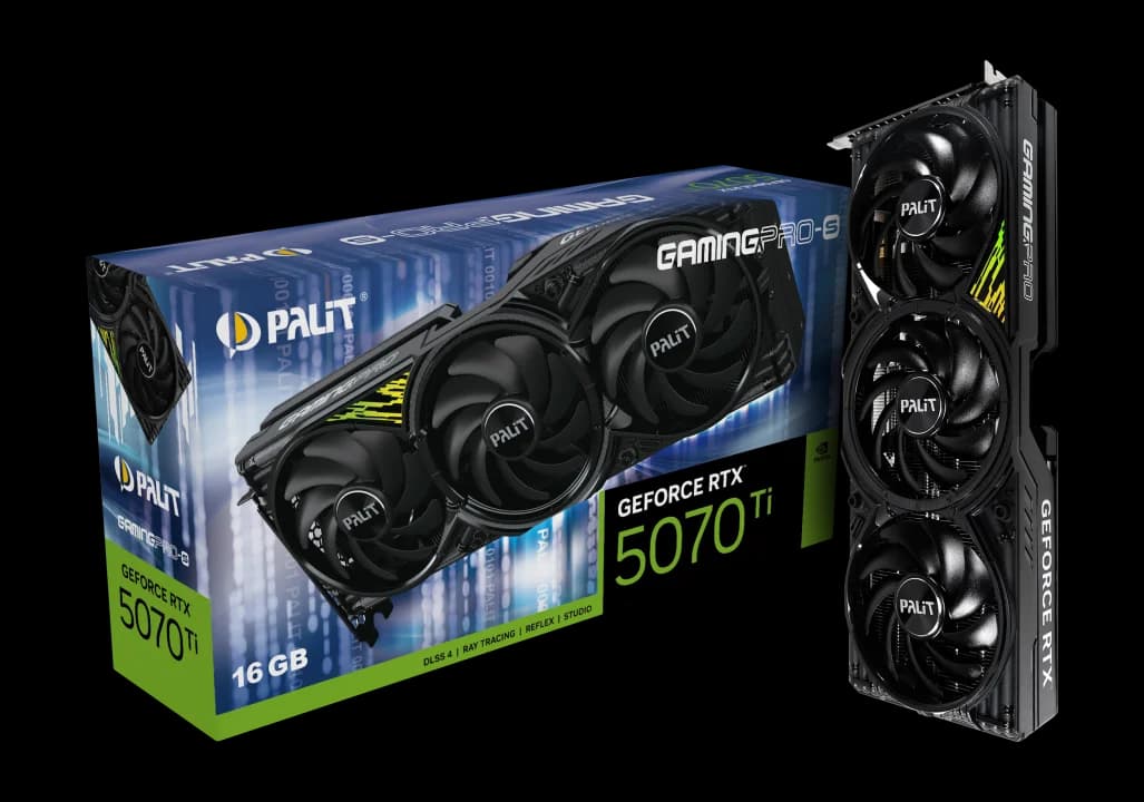 Palit GeForce RTX 5070 Ti GamingPro-S 16GB Graphics Card